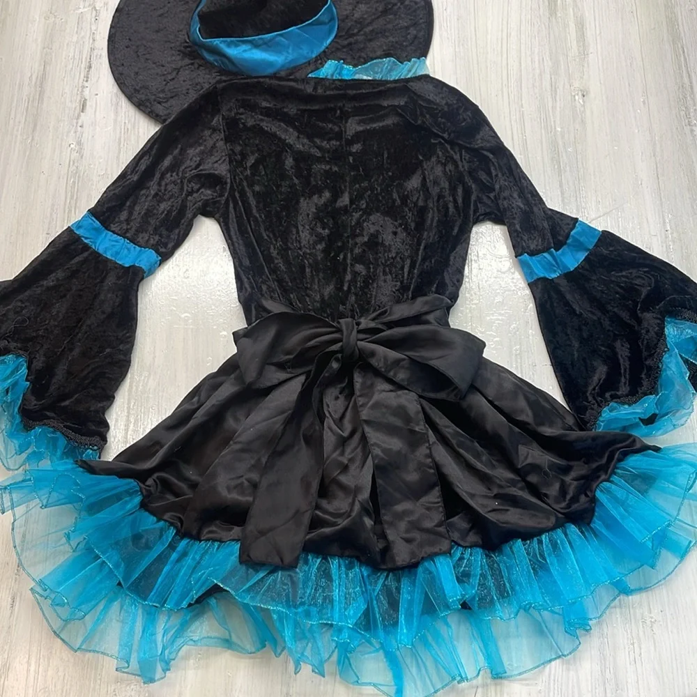 Black and Blue Witch Costume Sz S/M - Picture 7 of 11